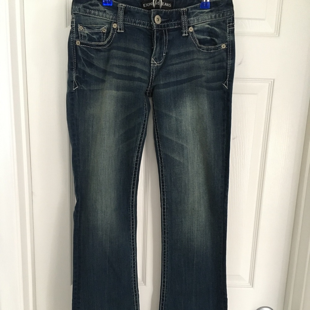 Low Rise Boot Cut Jeans